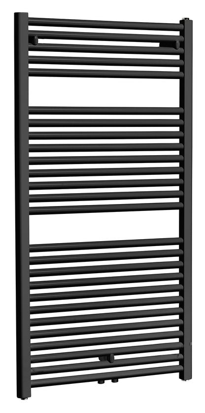 Wiesbaden Elara sierradiator | 118,5x60cm | Mat zwart - WDtegels