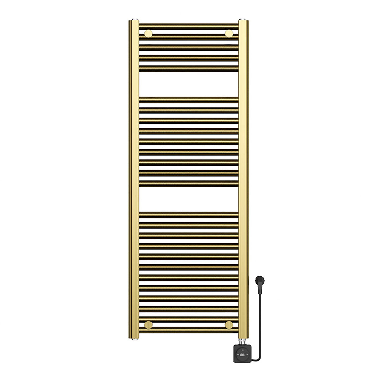 Elara elektrische radiator Smart WiFi 118,5x45cm geborsteld messing PVD