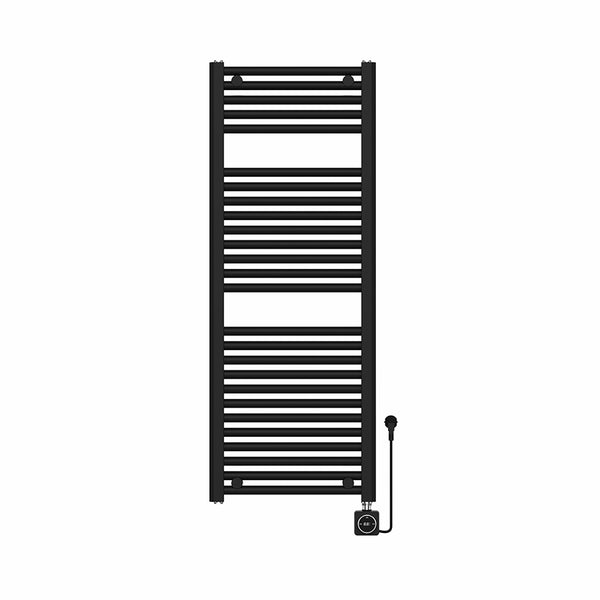 Radiador eléctrico Elara Smart WiFi 118,5 x 45 cm negro mate