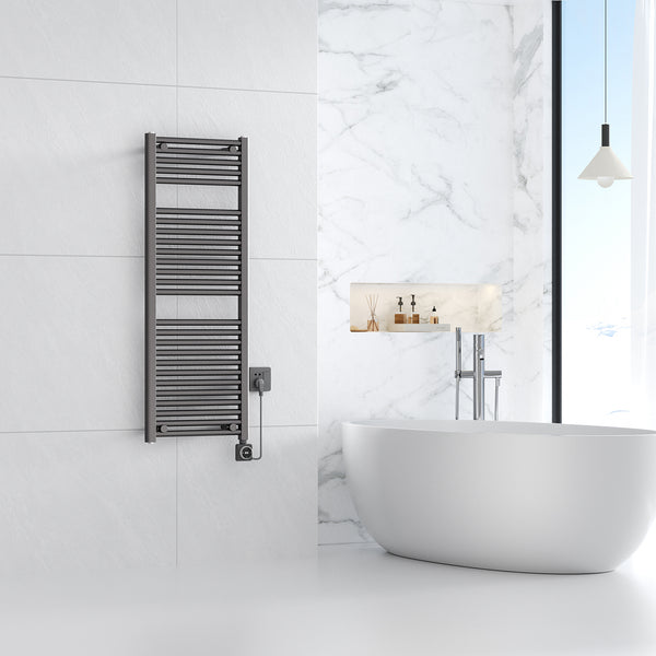 Elara elektrische radiator Smart WiFi | 118,5x45cm | Gunmetal PVD