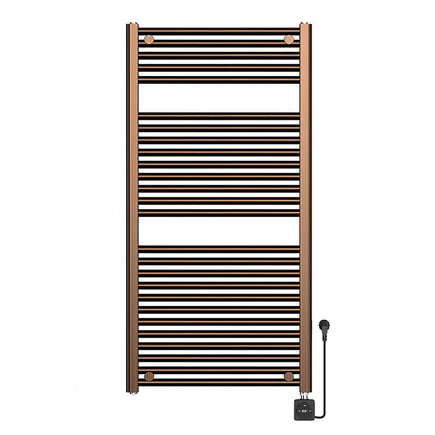 Elara elektrische radiator Smart WiFi 118,5x60cm geborsteld brons koper PVD