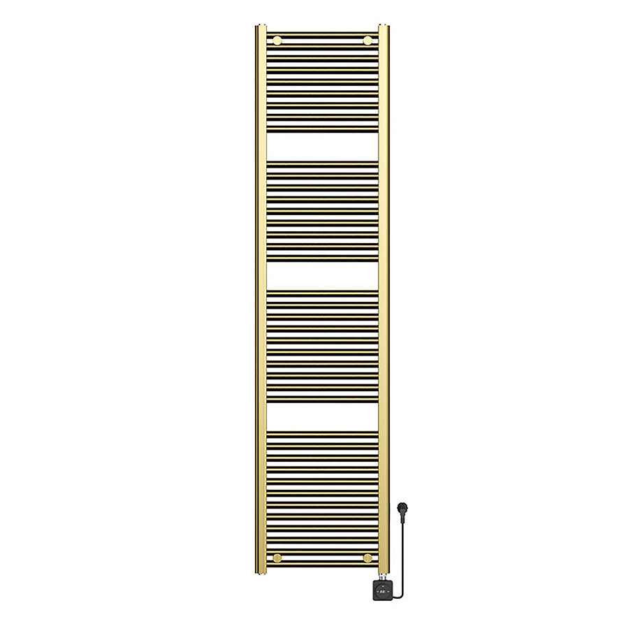 Elara elektrische radiator Smart WiFi 181,7x45cm geborsteld messing PVD