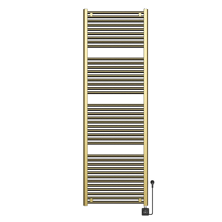 Elara elektrische radiator Smart WiFi 181,7x60cm geborsteld messing PVD