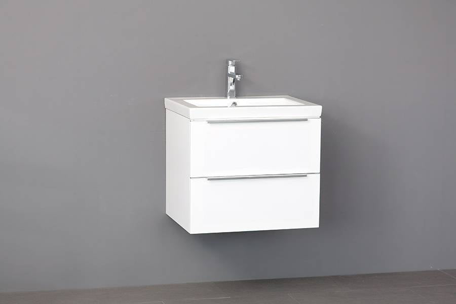 Badmeubel Senza Keramiek 60 Wit - WDtegels