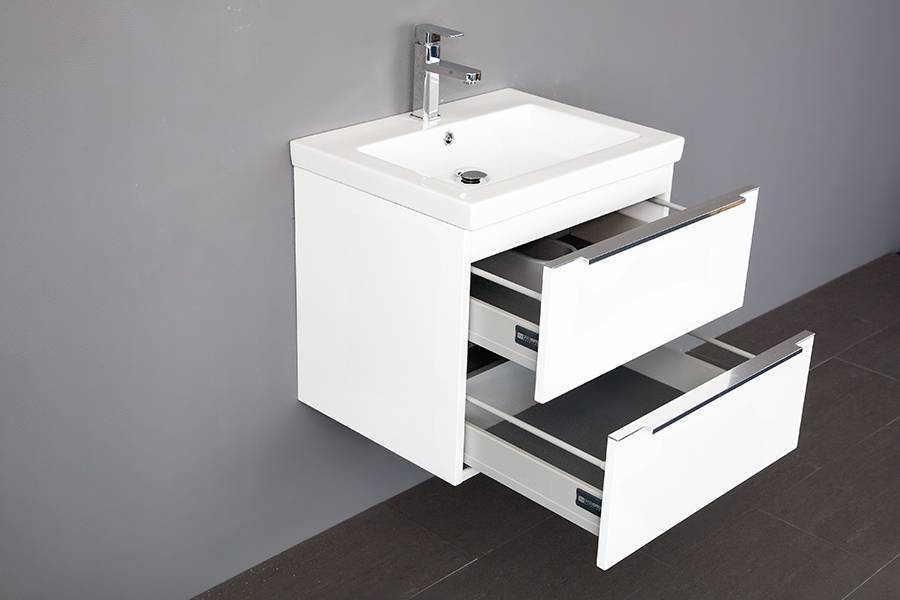 Badmeubel Senza Keramiek 60 Wit - WDtegels