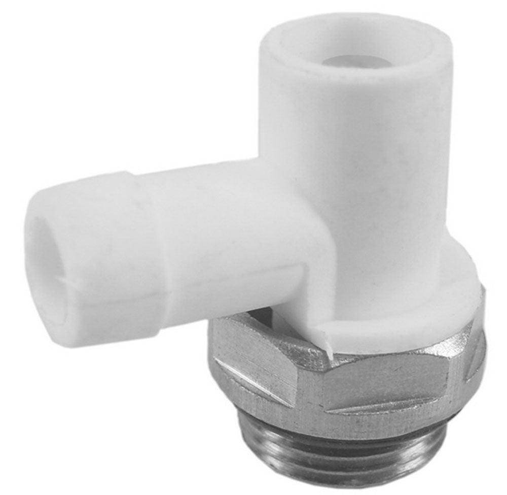 Radiator-strangaftapper met O-ring 1/2