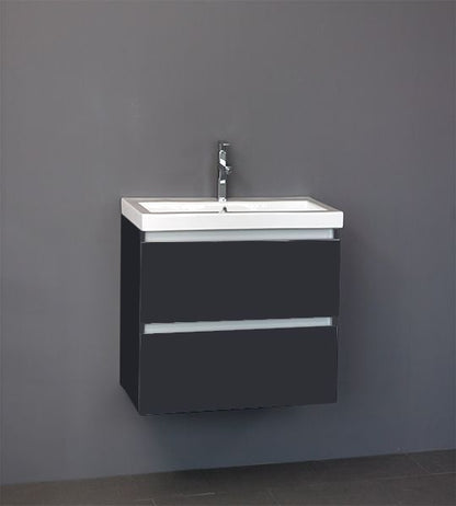 Badmeubel Trend Keramiek 60 Hoogglans Antraciet