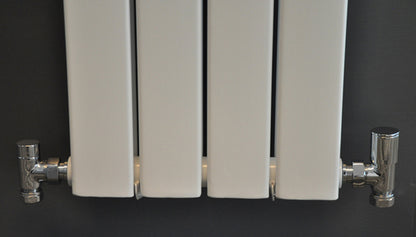 Luxe radiator aansluitset haaks chroom - WDtegels