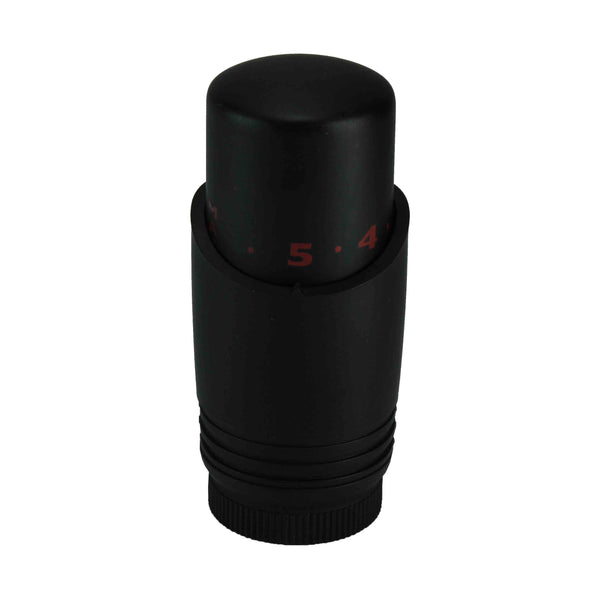 Perilla de termostato de lujo Wiesbaden M-30 negro mate
