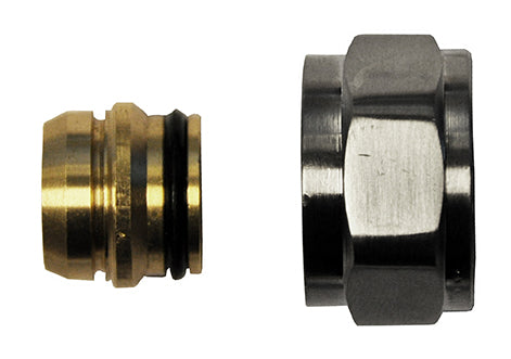 Adaptador eurocono/compresión 15mm de acero cepillado