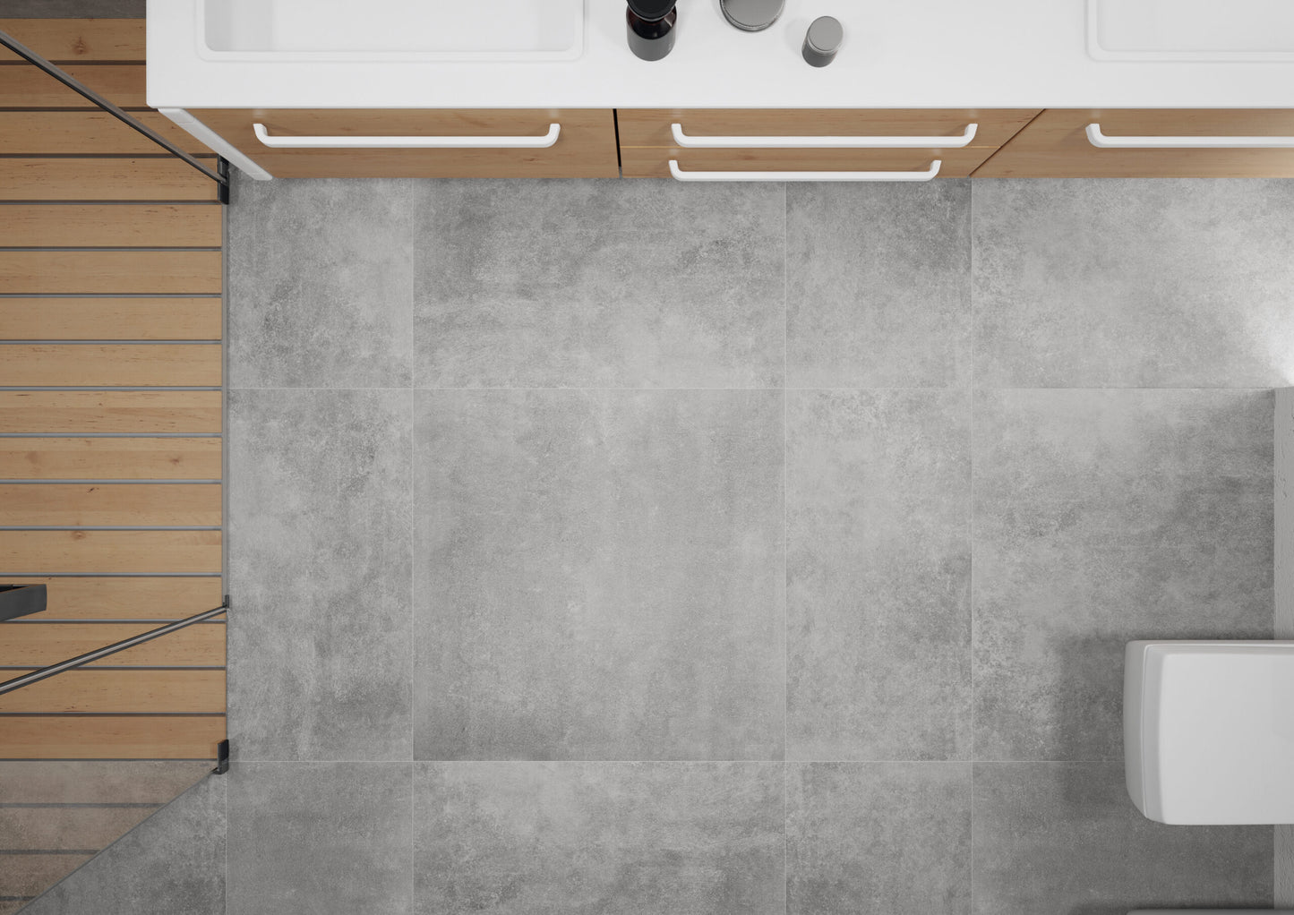 Vloertegel Montego Graphite 40x80 rect - WDtegels