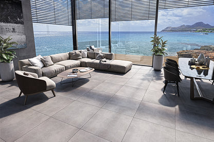 Floor tile Stark Pure Grey 60x60 rect