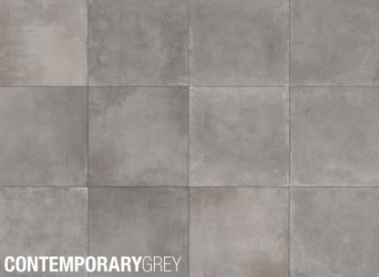 Vloertegel Contemporary Grey 60x60 rect