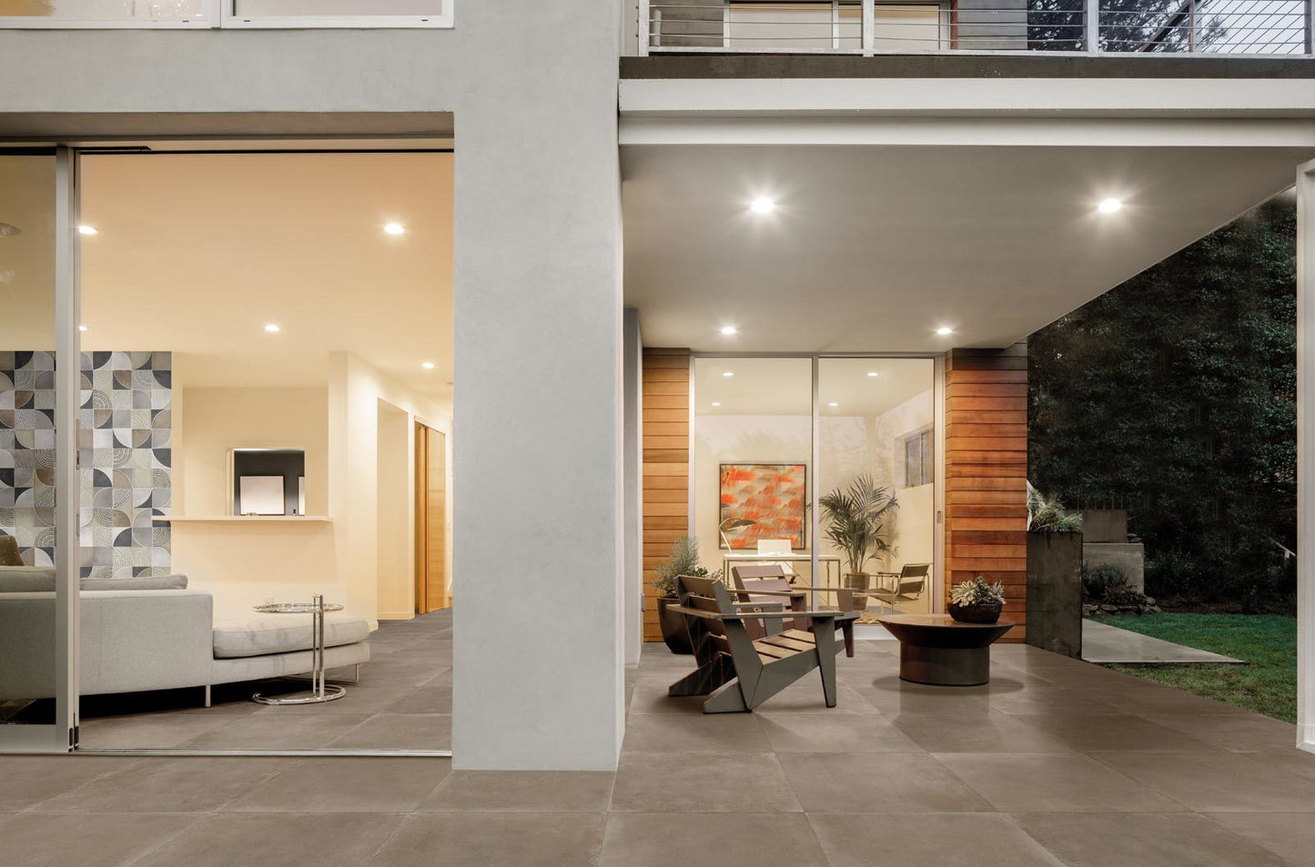 Contemporary Brown 60x60 rect