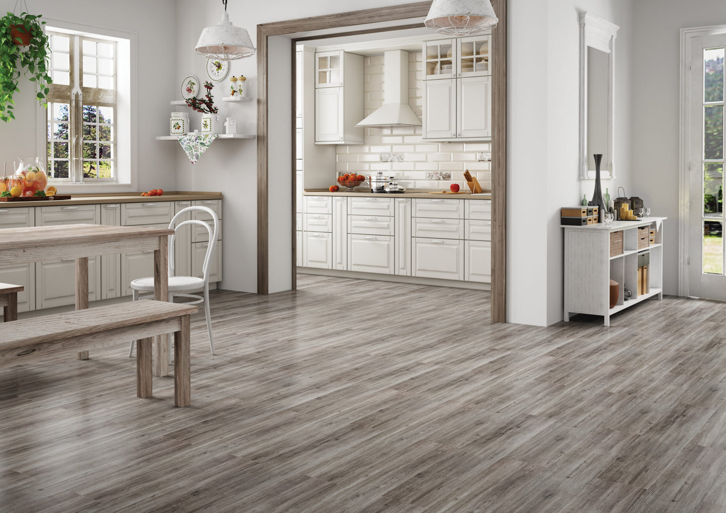 Floor tile Wood Max Graphite 19.3x120.2 rect