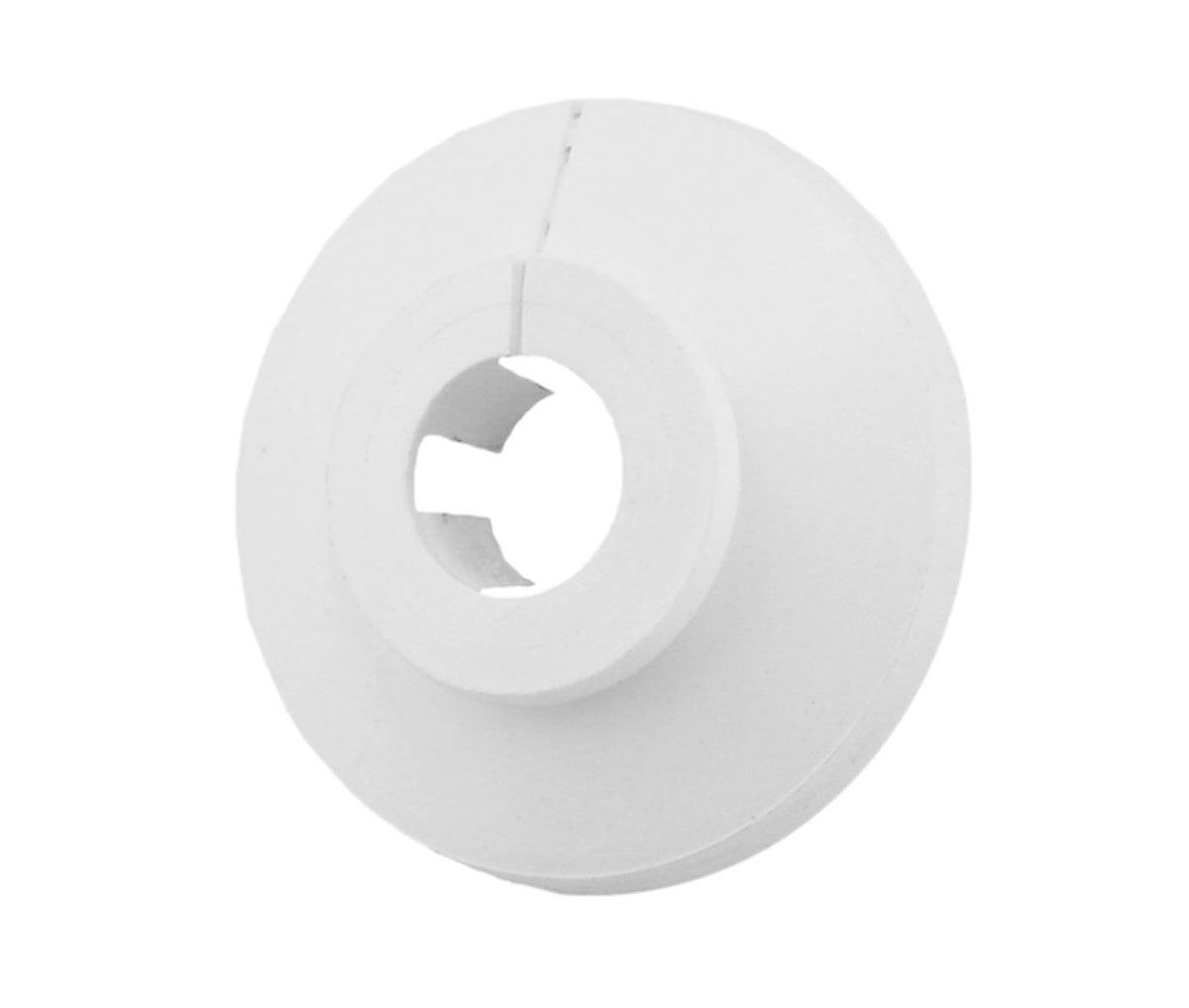 Klemrozet wit rond 12mm