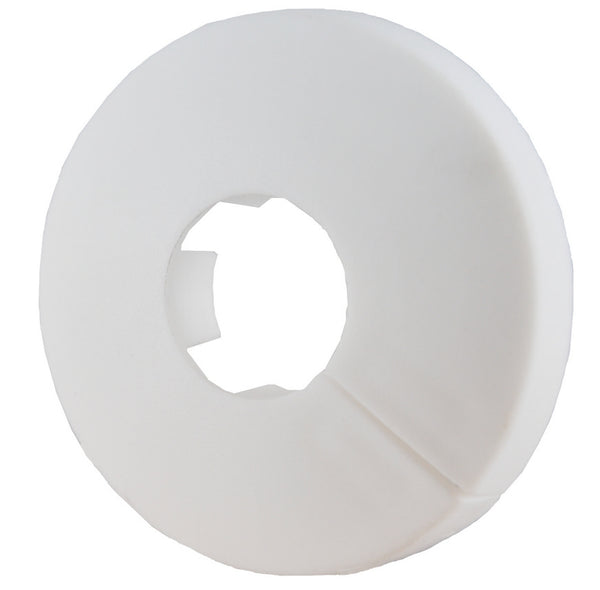 Klemrozet rond 16mm wit
