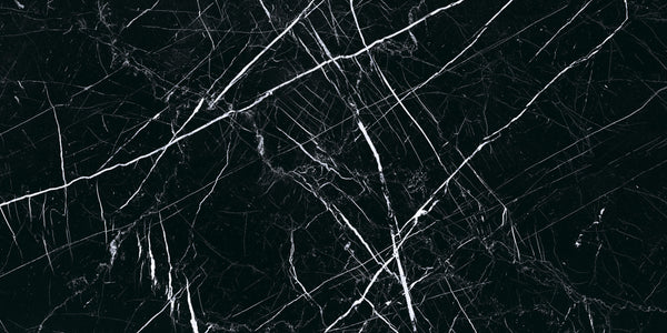 Azulejo de suelo Nero Full Lappato Black 60x120 rect