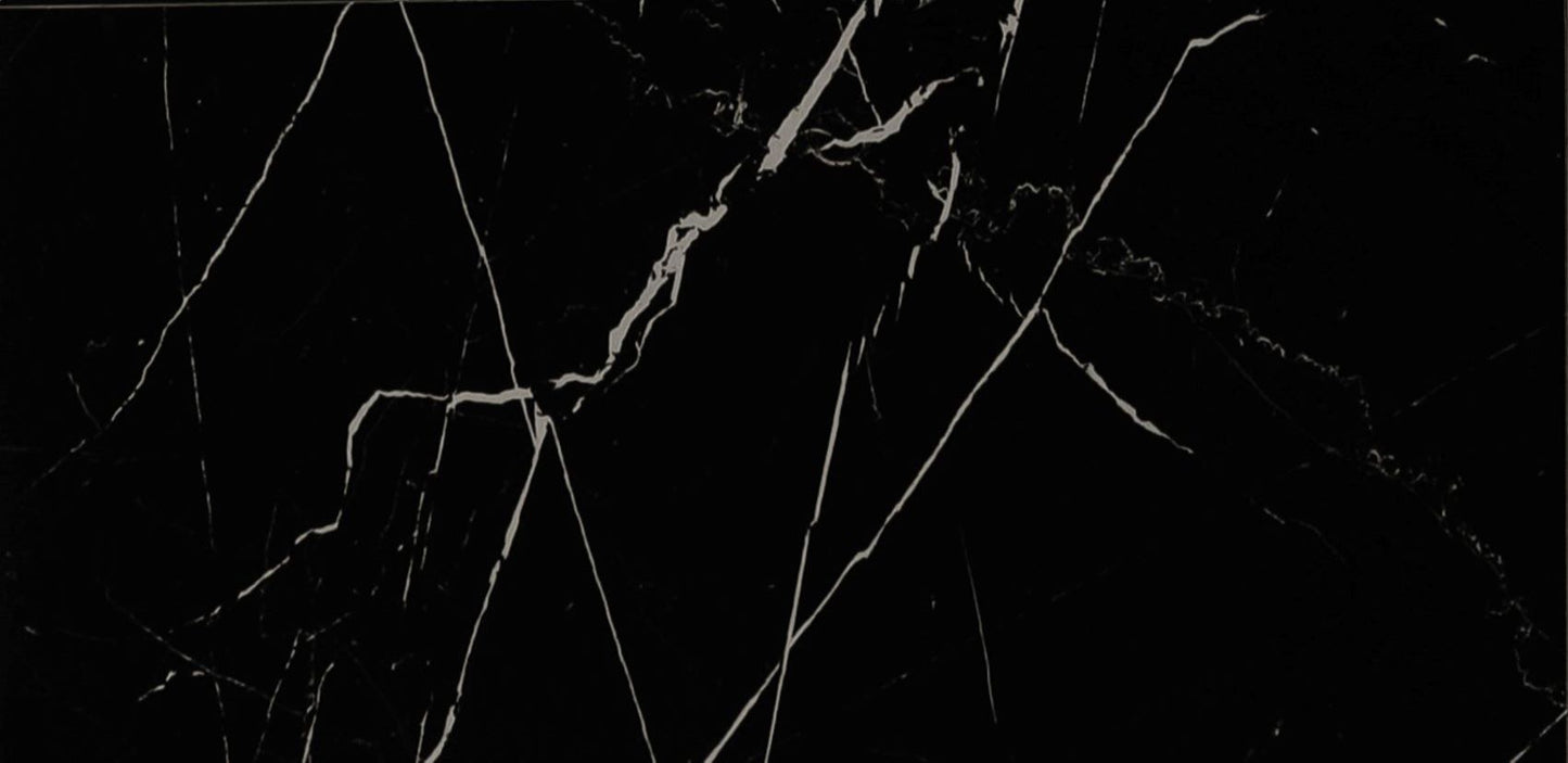 Floor tile Nero Full Lappato Black 30x60 rect