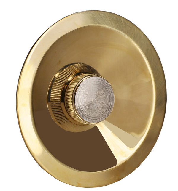 Roseta de fachada 1/2x15 cap. de latón