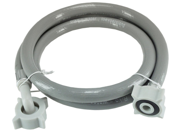 Manguera de entrada para lavadora 3/4" rosca hembra recta x acodada 250cm