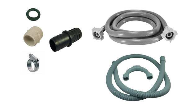 Kit de extensión para lavadora rexre macho x macho 150cm sin dispositivo anti-sifón