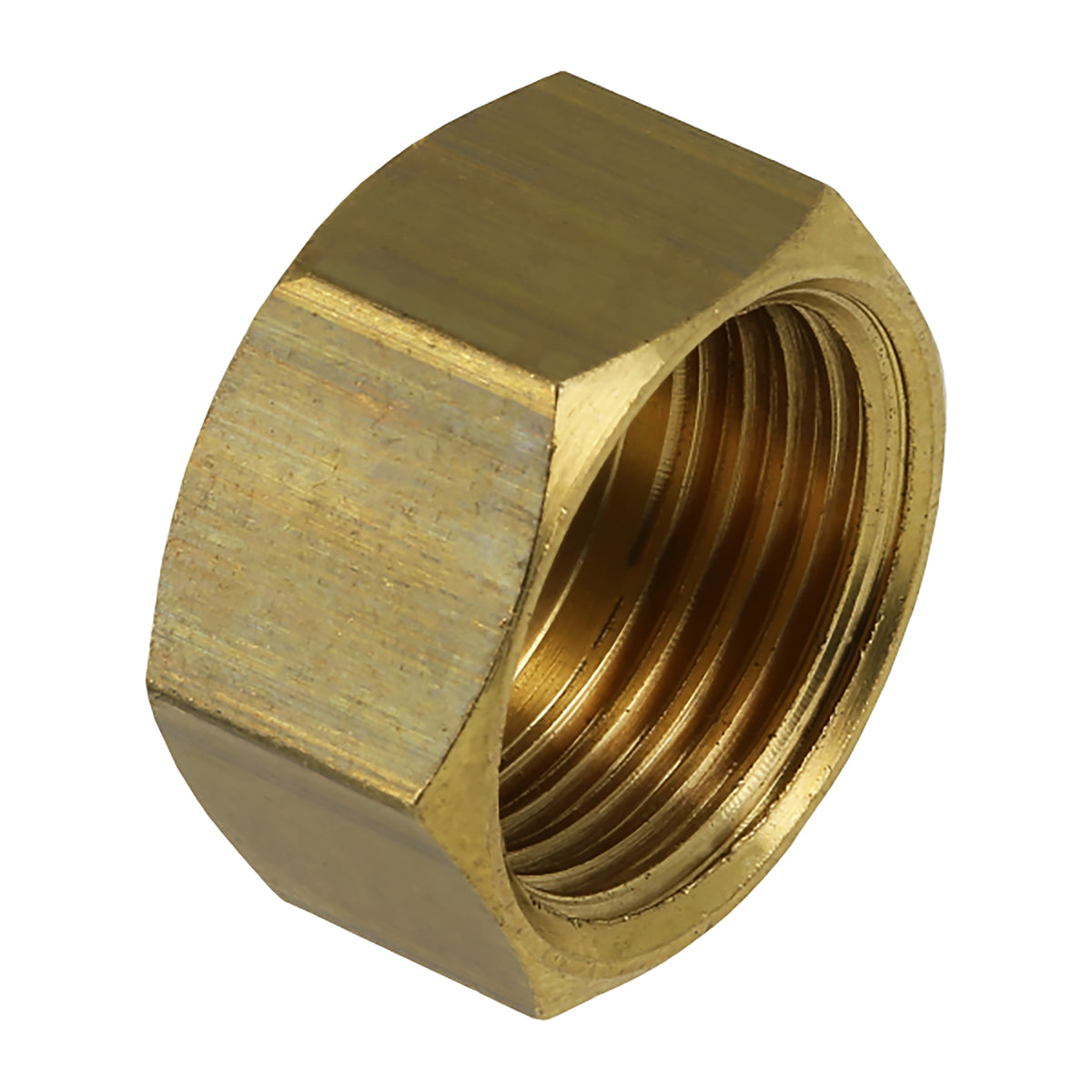Draadfitting dop messing 1 inch bi