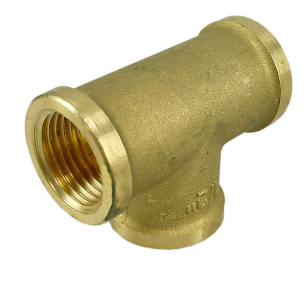 Racor roscado para gas pieza en T 1/2 hembra