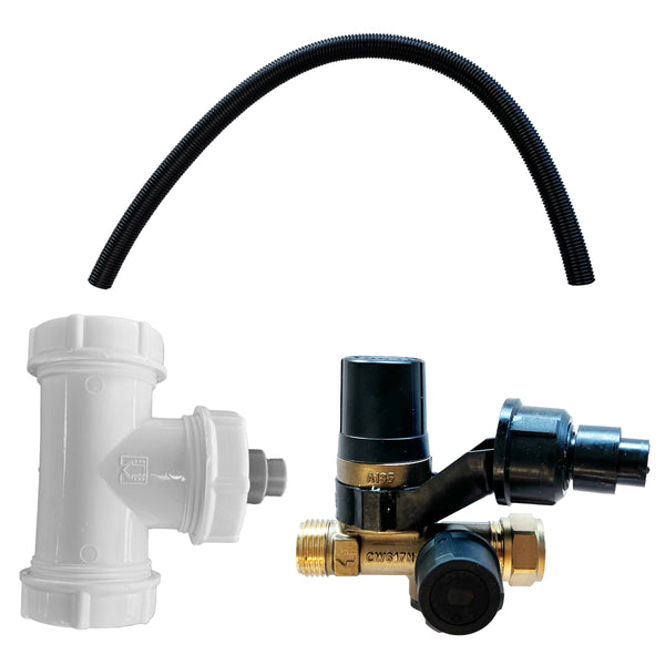 Conjunto de entrada Pentec de 15mm con tubo y pieza en T