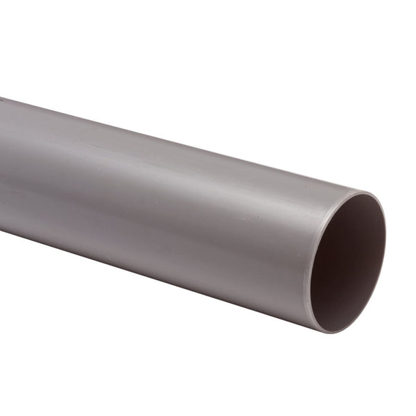 Tubo de desagüe de aguas pluviales HWA de PVC KOMO 80x1,5x2000mm gris