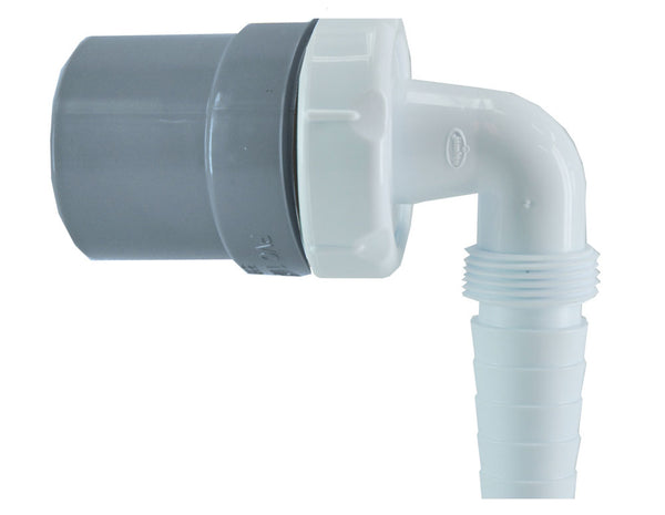 Machine connection piece straight/spigot 40mm PP/PVC
