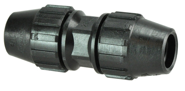 Manguito de conexión para tubo de polietileno 16x16mm