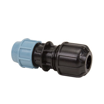 Racor de transición de compresión de polietileno KIWA 20x15/22mm