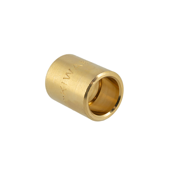 Manguito de soldar de latón KIWA Gastec 15mm cap x 15mm cap