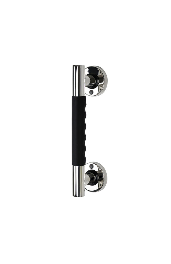 Ridder Ken badgreep met softgrip | 30cm | Chroom/zwart