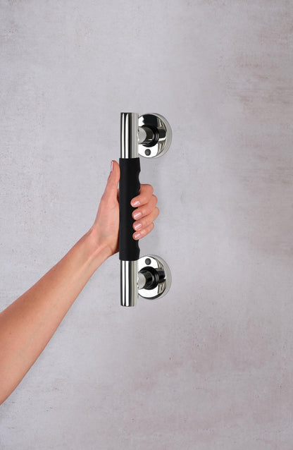 Ridder Ken badgreep met softgrip 30cm chroom/zwart - productfoto 2