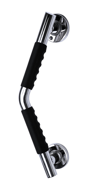 Ridder Ken hoekbadgreep met softgrip 43cm chroom/zwart