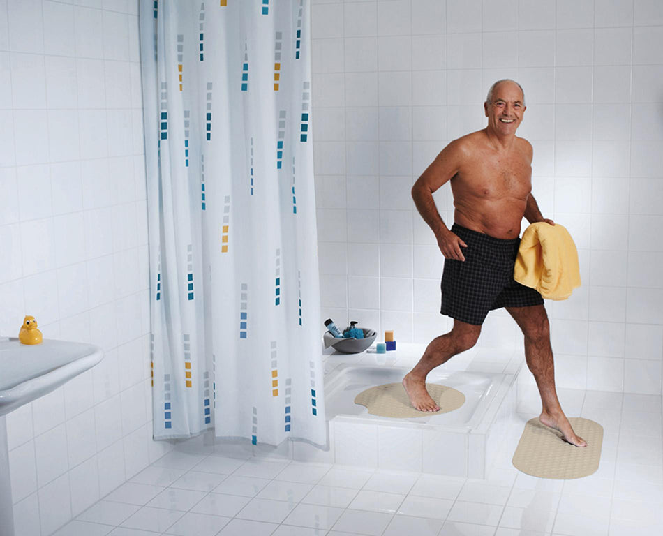 Ridder Tecnoplus antislipmat douche rond Ø55cm grijs - productfoto 2