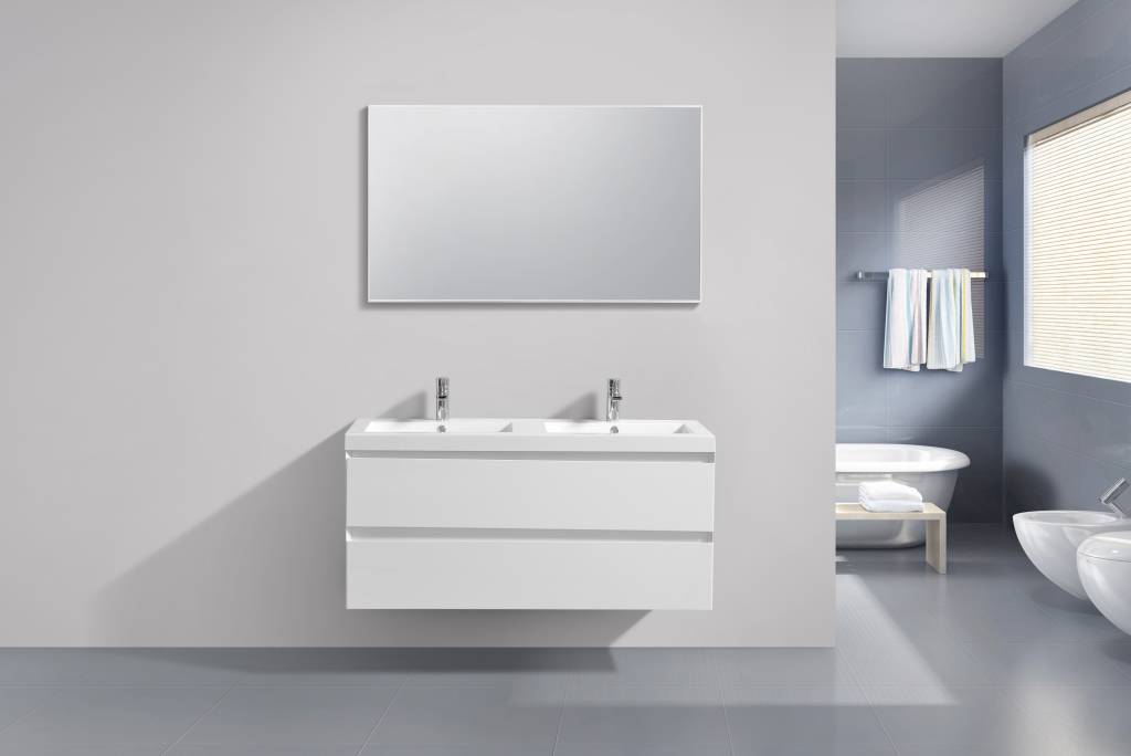 Badmeubel Infinity Hoogglans Wit 120 - WDtegels