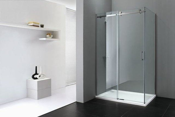 Shower cabin sliding door + fixed wall 140