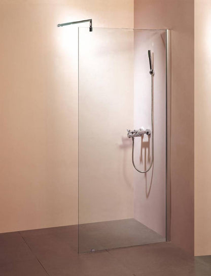walk-in shower wall 90x200 cm - 10mm NANO glass with profile