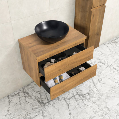 Topblad Tieme mat eiken 80cm