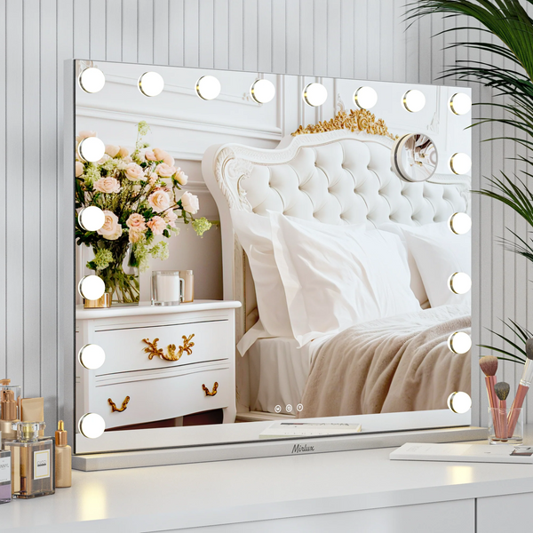 Hollywood Mirror - 80x60cm - White - PRE-ORDER