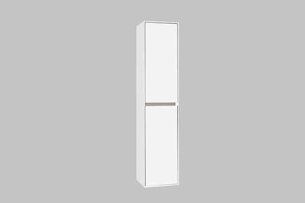 Kolomkast Compact 160x35x35cm - Greeploos Hoogglans Wit