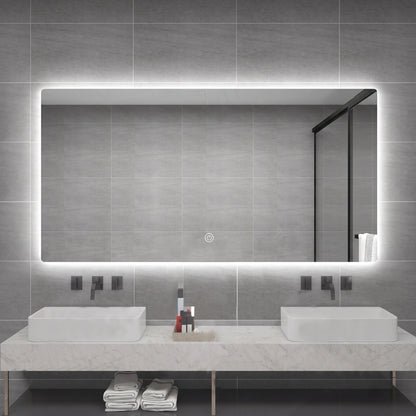 Aloni Queen Spiegel | 120x60cm | Rechthoekig | LED-verlichting