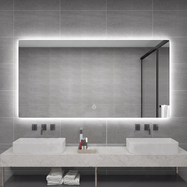 Aloni Queen Spiegel | 120x60cm | Rechthoekig | LED-verlichting