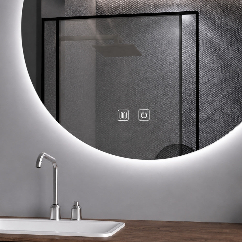 Aloni Omega spiegel rond 80cm met LED-verlichting | WD Tegels