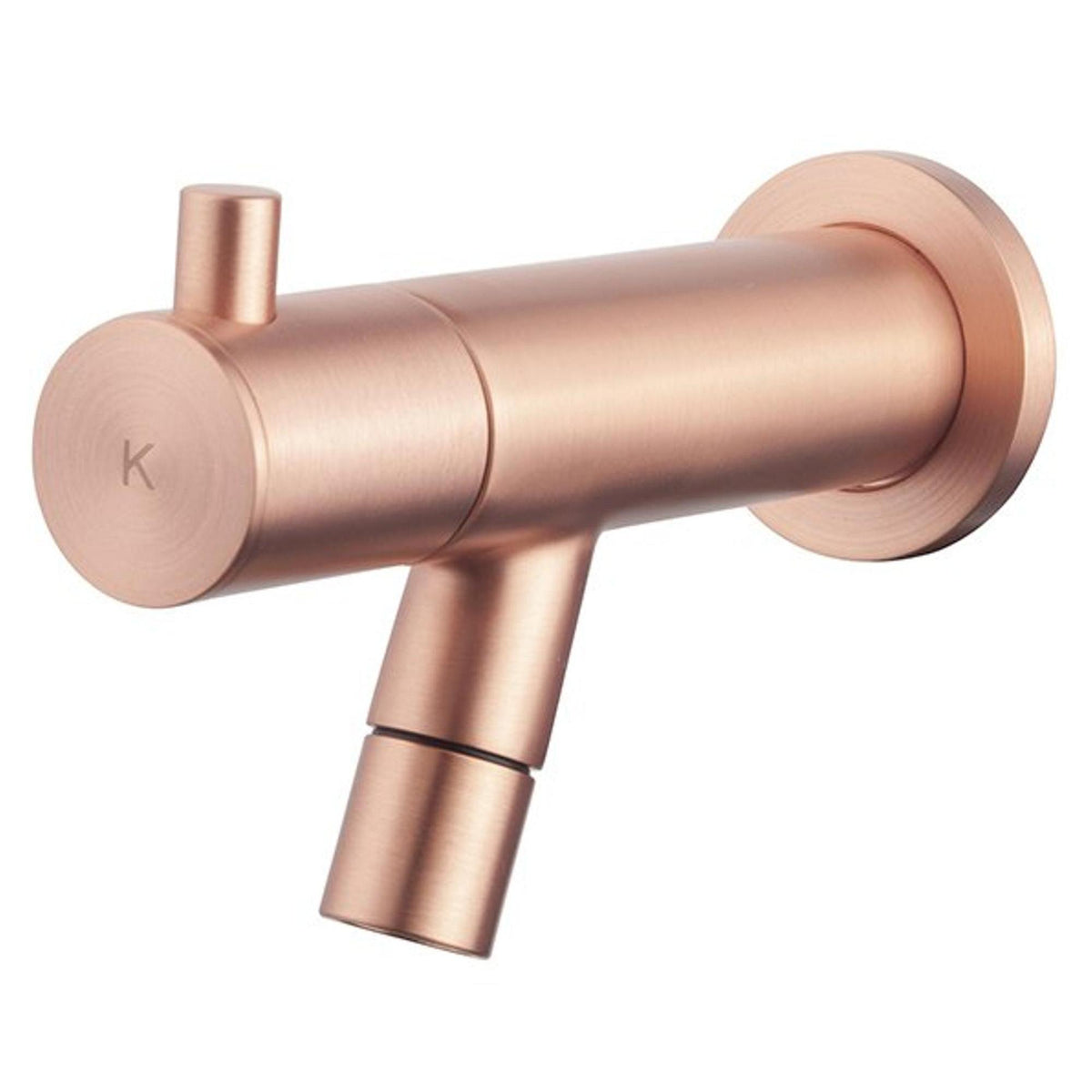 Amador fonteinkraan met muurbevestiging 1/2'' geborsteld koper - WDtegels