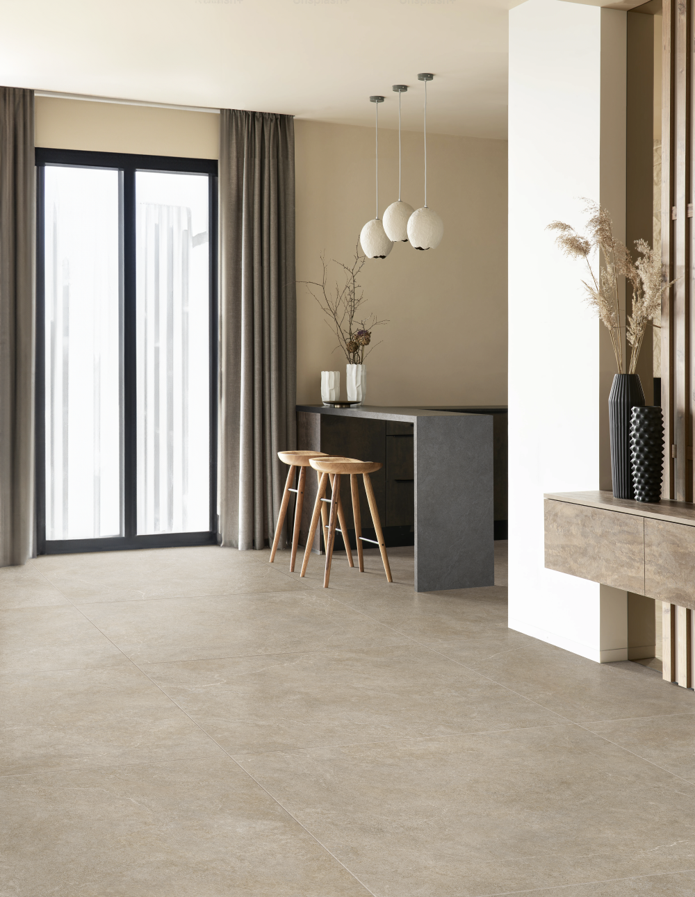 Vloer- en wandtegel Realstone Sand 80x80 rett - foto 2