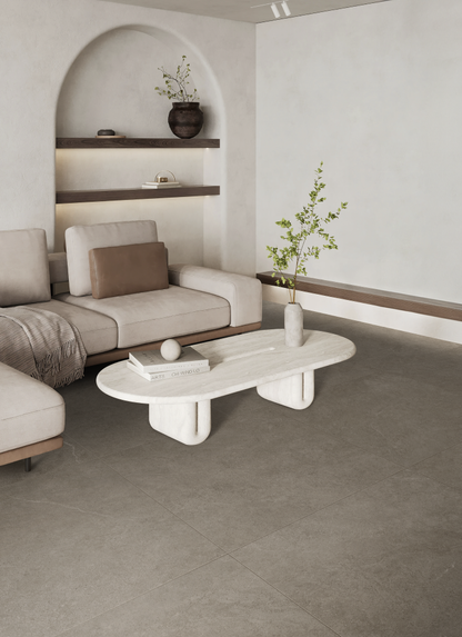 Vloer- en wandtegel Realstone Taupe 120x120 rett - foto 2